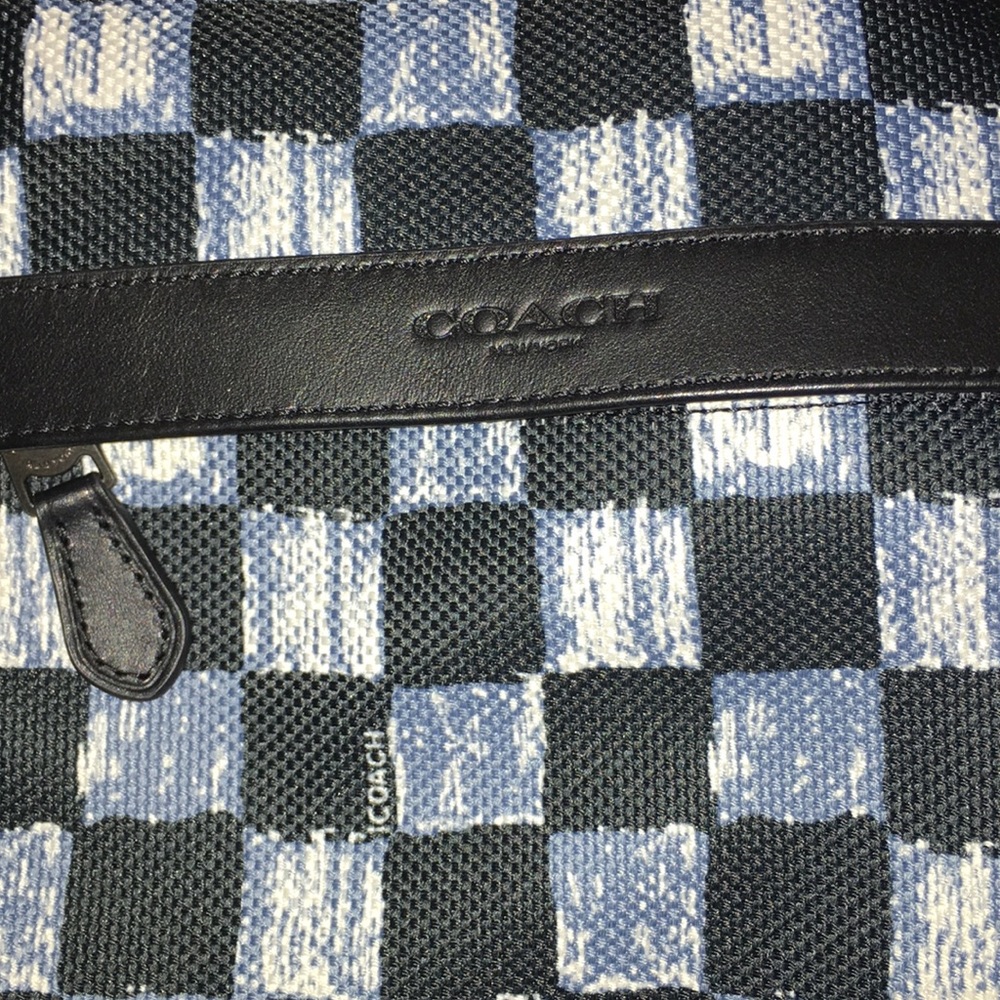 Coach checkered backpack - Picture 2 of 3